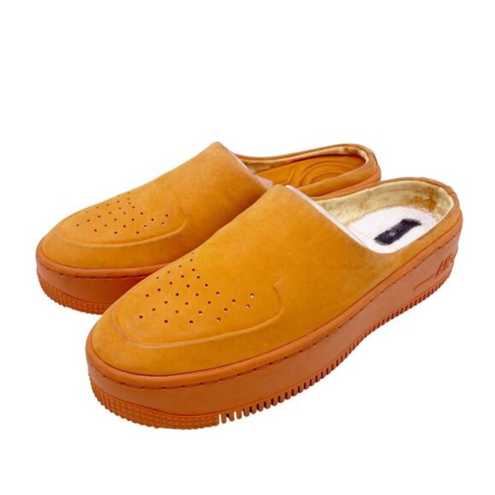 Nike Air Force 1 Lover XX Women's Shoes Fleece Lined Orange Size 7